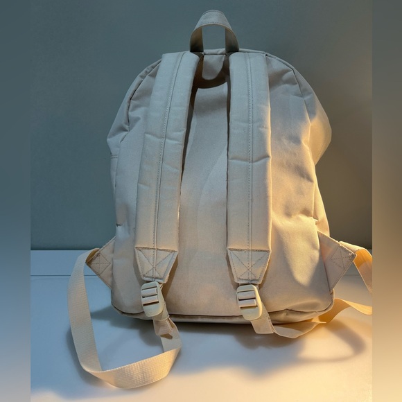 Cream White Herschel Backpack Bookbag - Picture 2 of 4